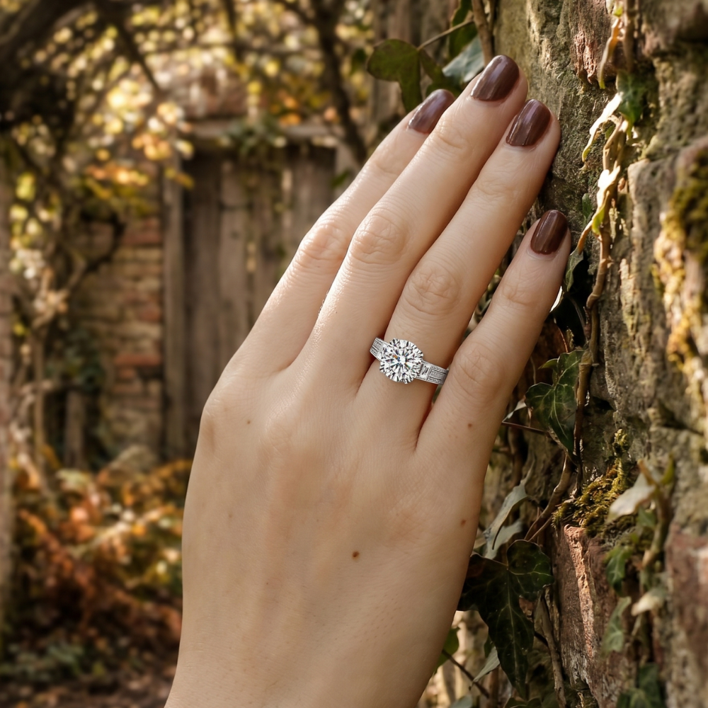 Bague de Fiançailles Style Vintage