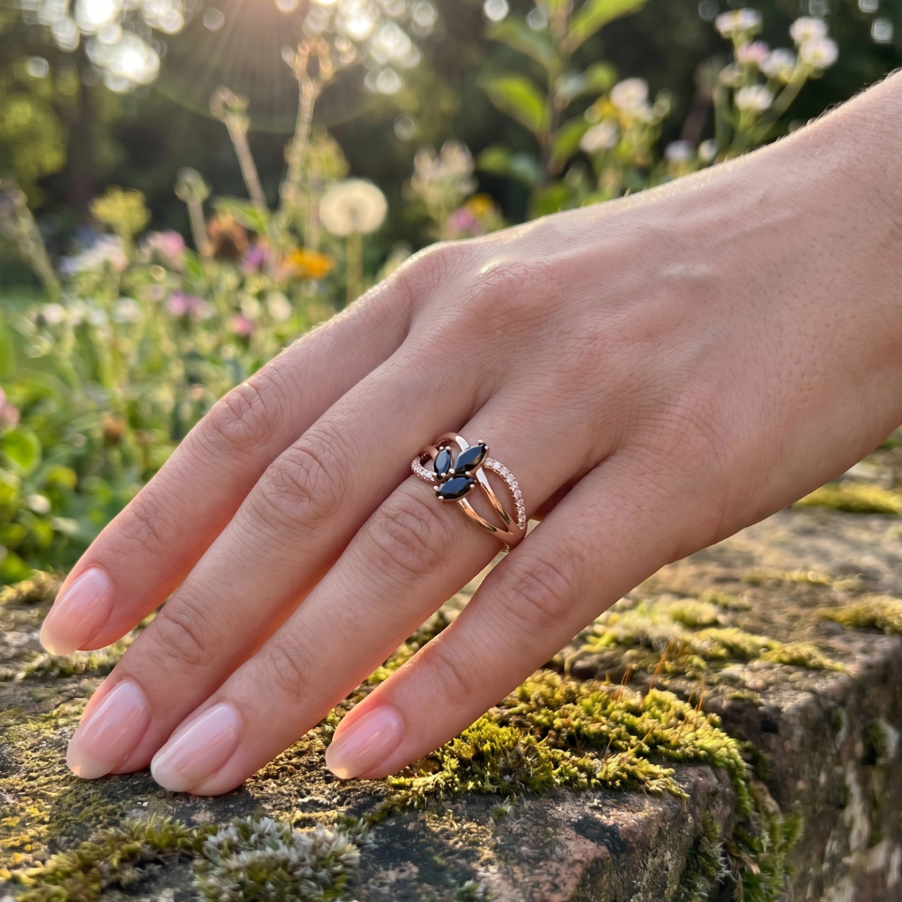 Bague Vintage En Or Rose
