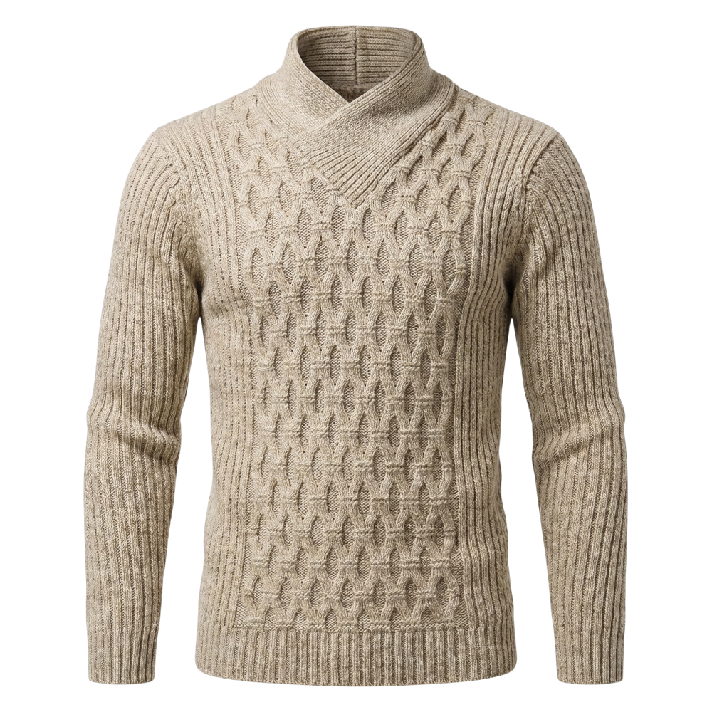 Pull Col Roulé Vintage Homme