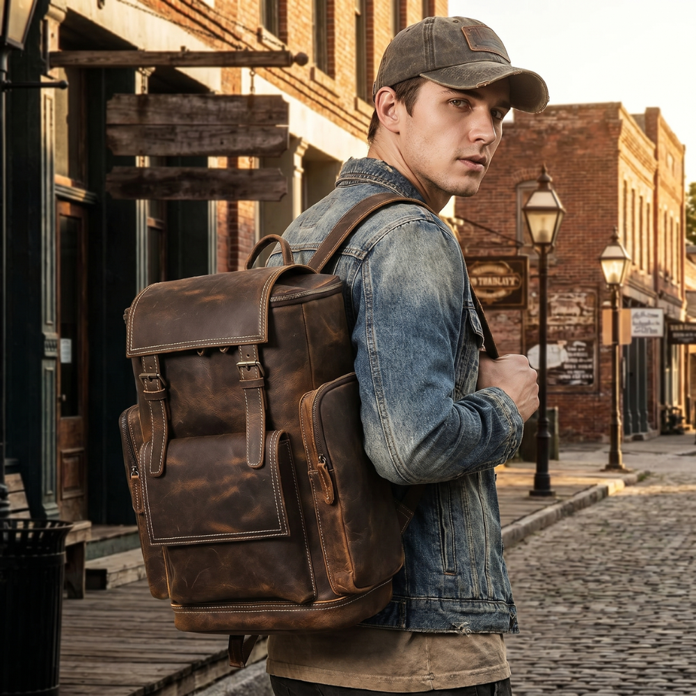 Sac à Dos Moto Homme Vintage