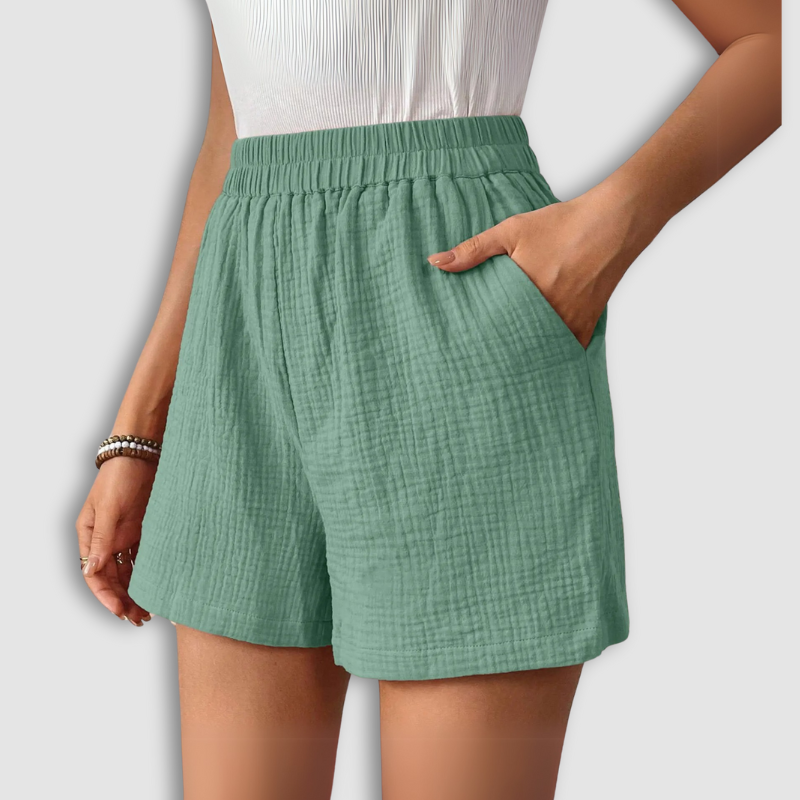 Classic Sobriety Linen Shorts