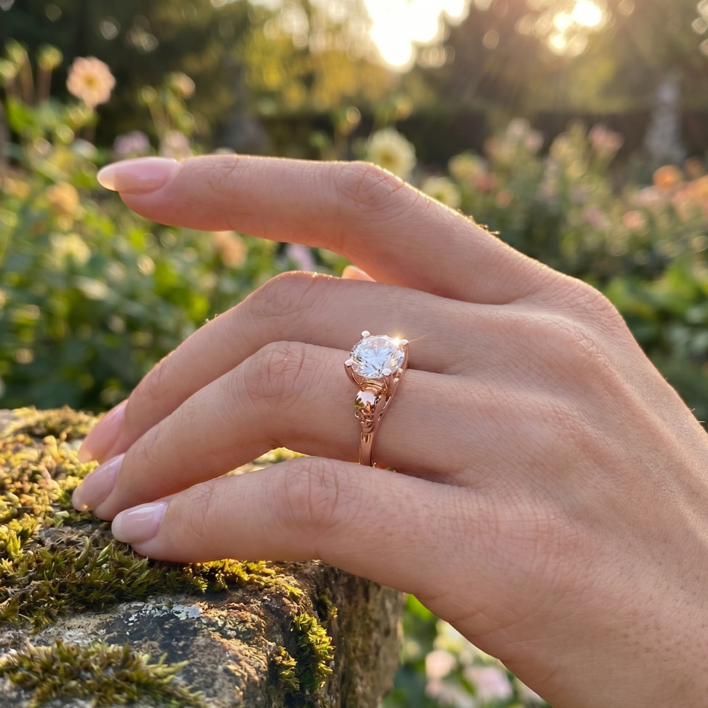 Bague Vintage Avec Motif Tête de Mort