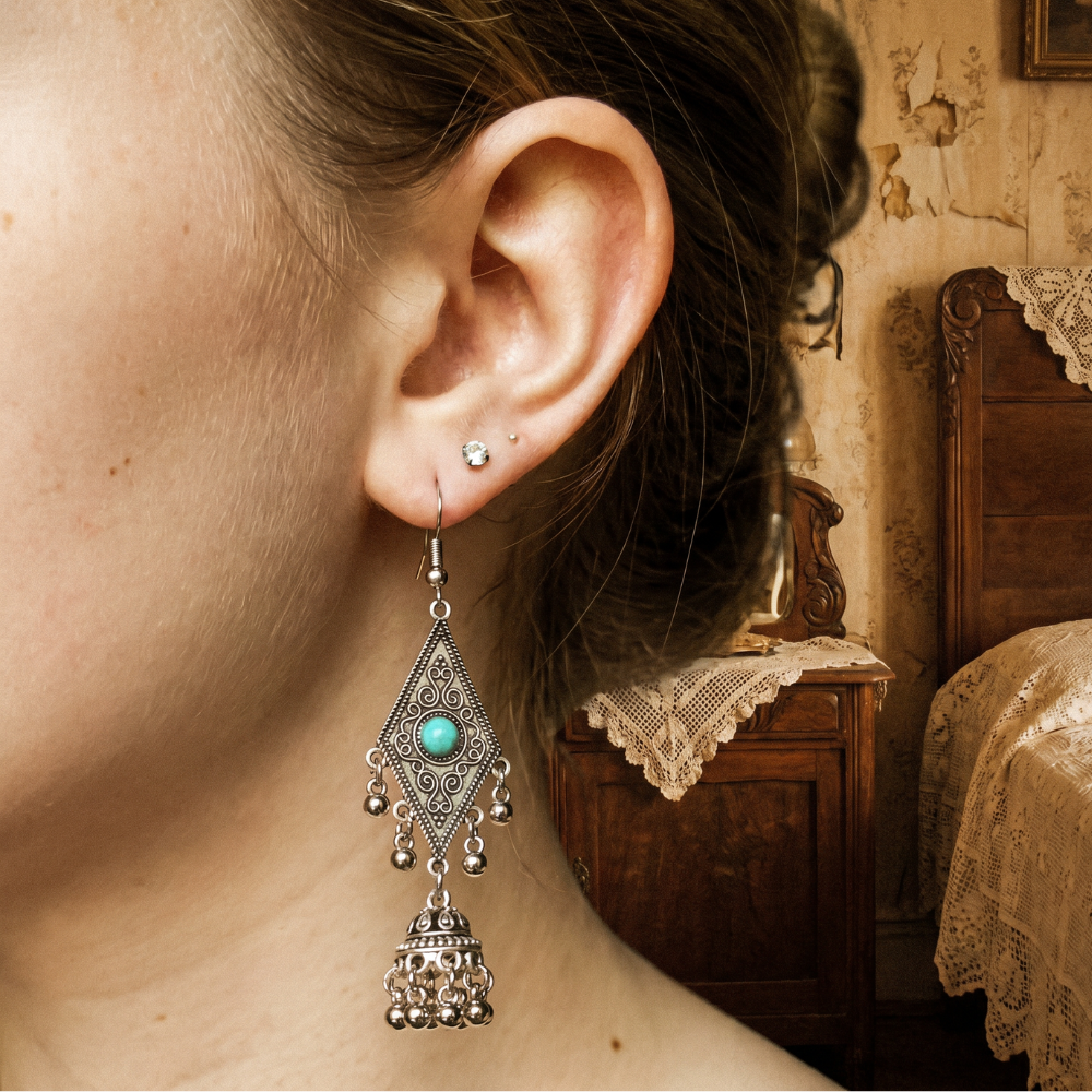 Boucles d’Oreilles Bohème Vintage