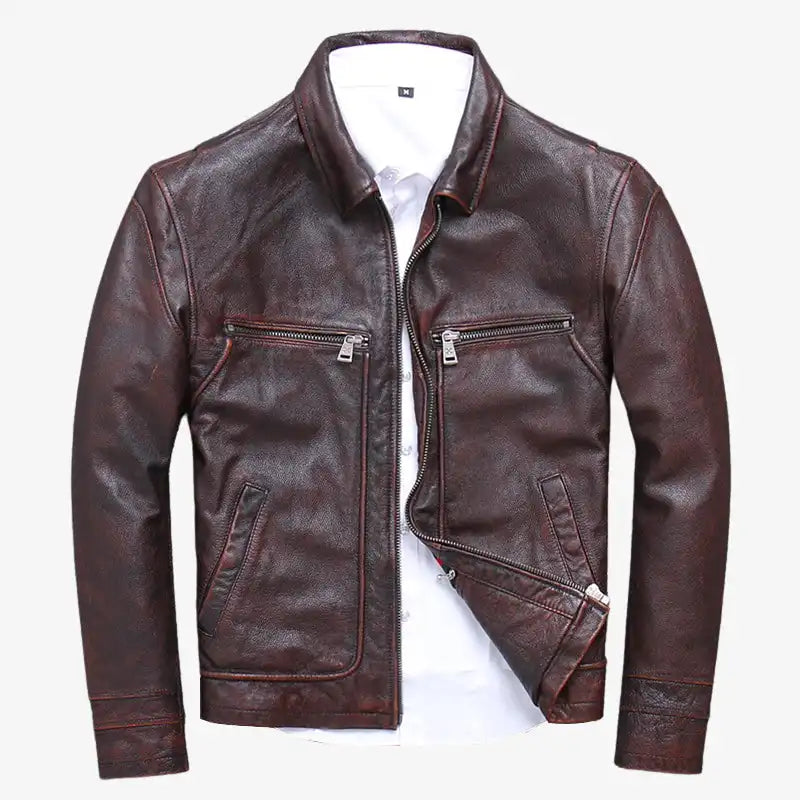 Vintage Men's Leather Jacket