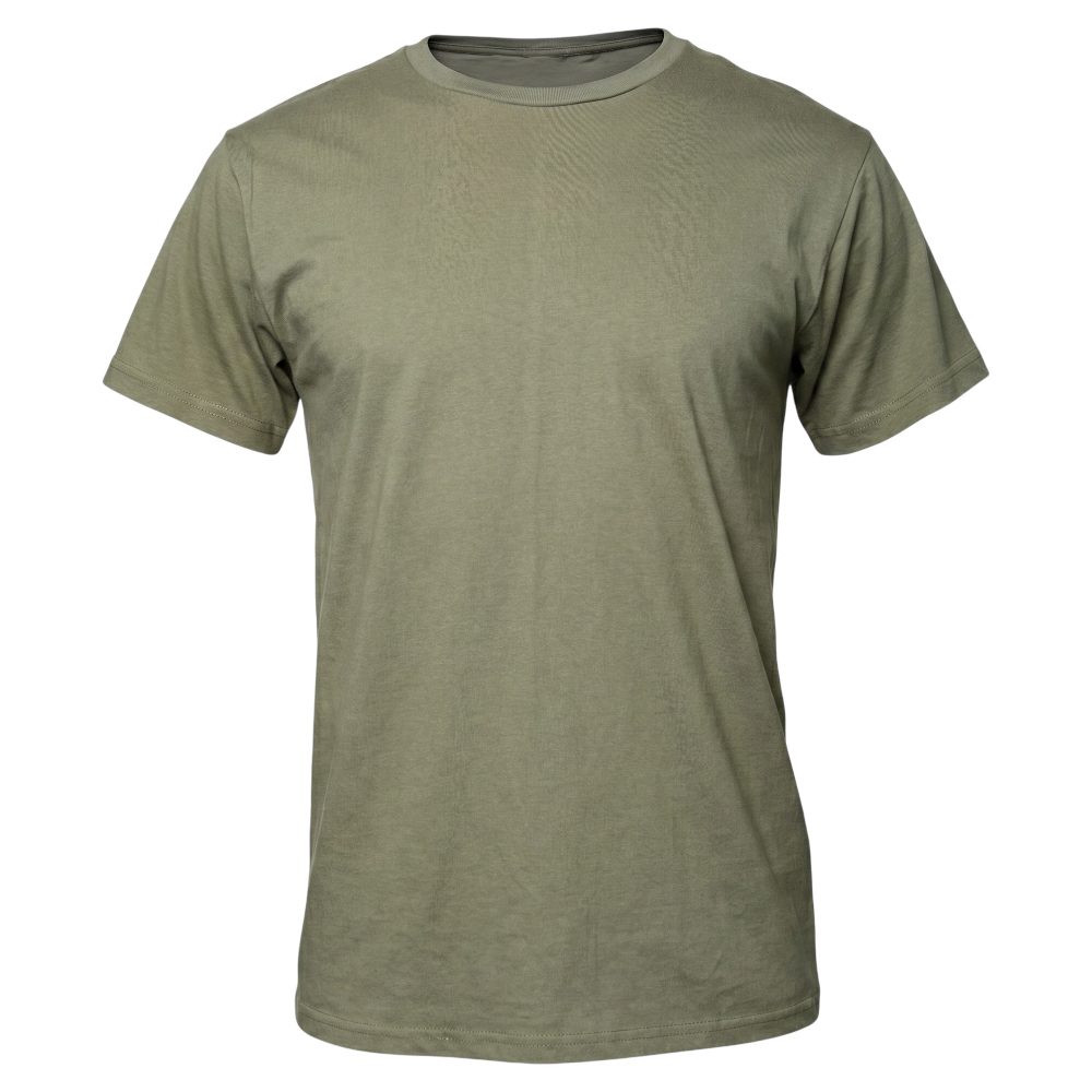 T Shirt Kaki Militaire Vintage