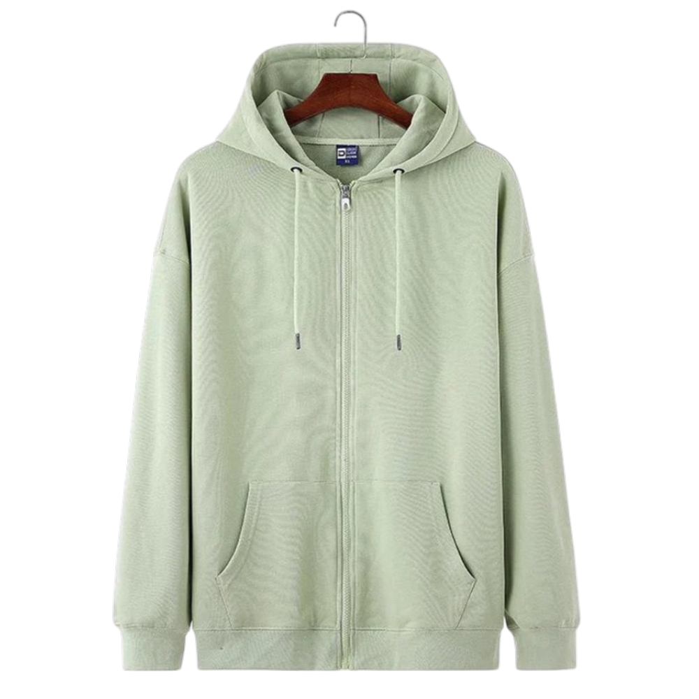 Sweat Zippé Capuche Vintage