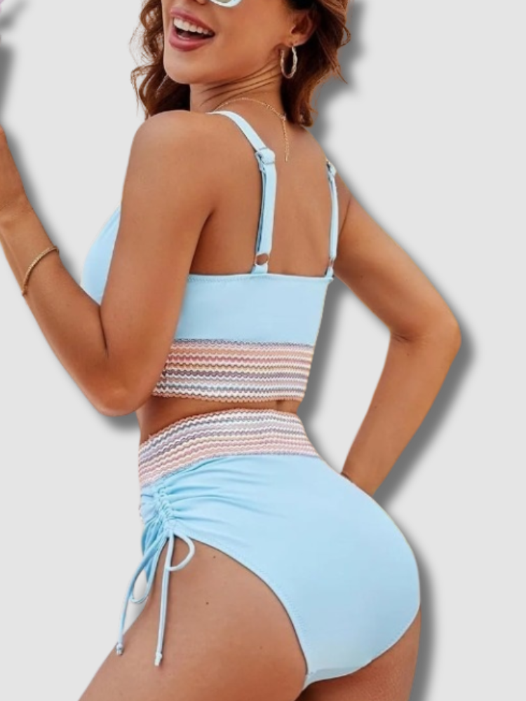 Maillot de Bain 2 Pièces Charme Vintage