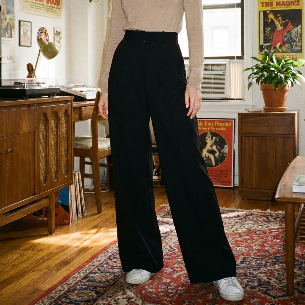 Pantalon Fluide Style Vintage
