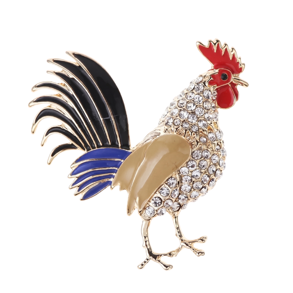 Vintage Enamel Brooch