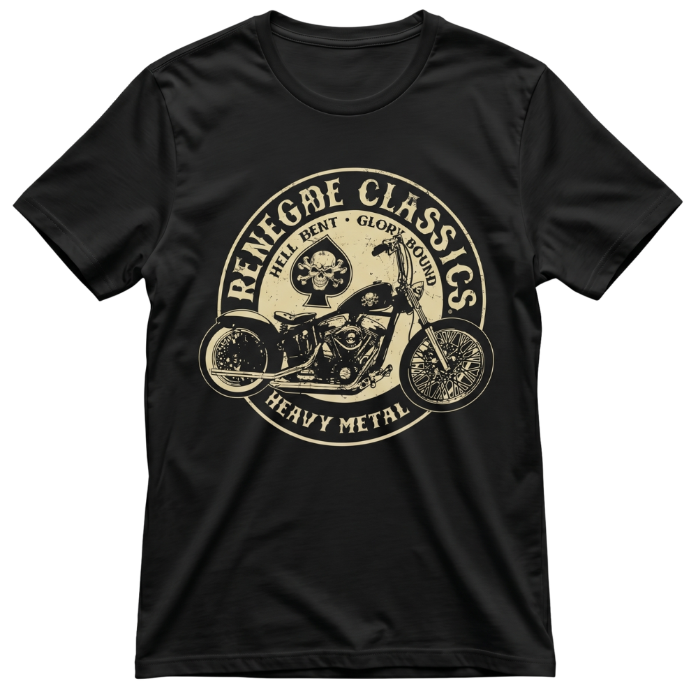 T-shirt Motard Vintage