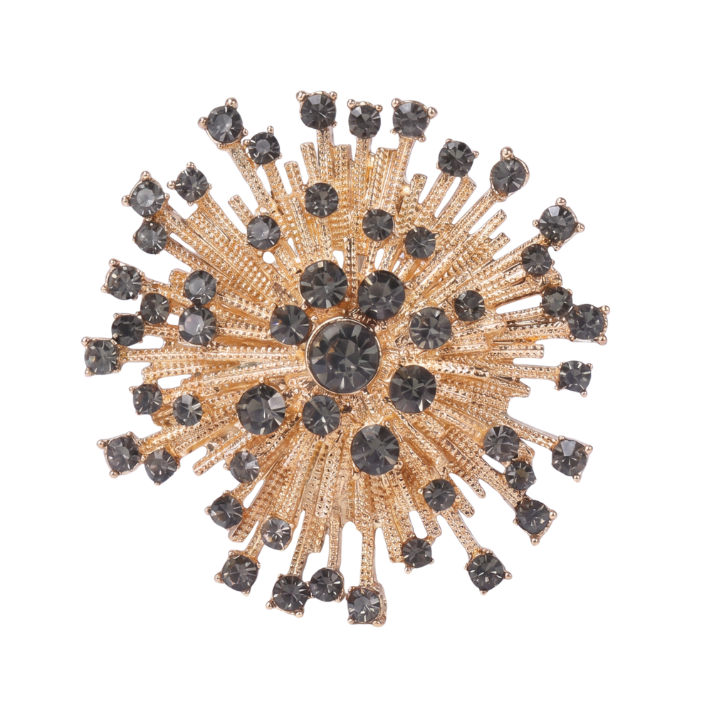 Vintage Rhinestone Diamond Brooch