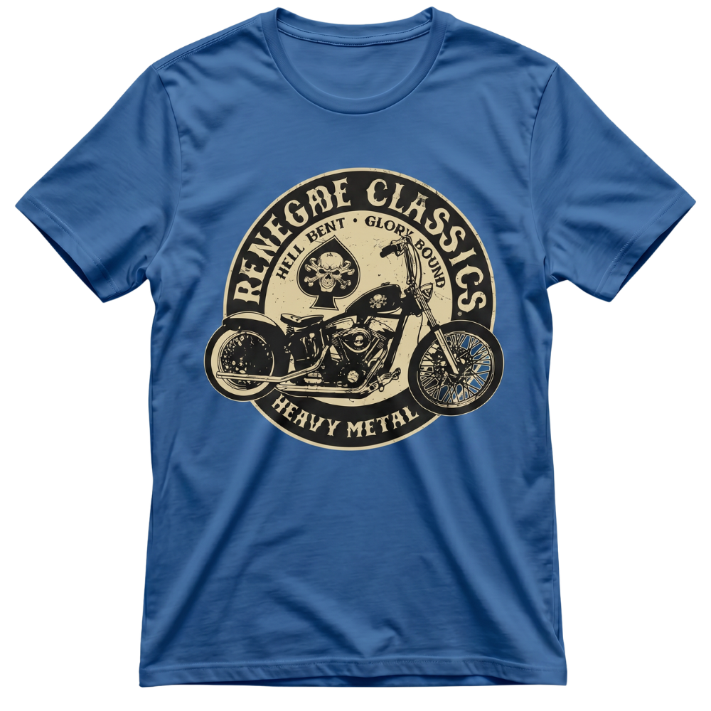 T-shirt Motard Vintage