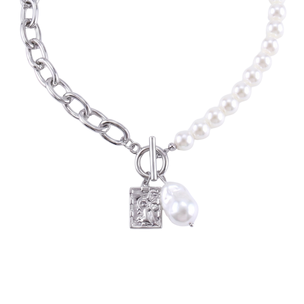Collier Vintage Perle avec Pendentif
