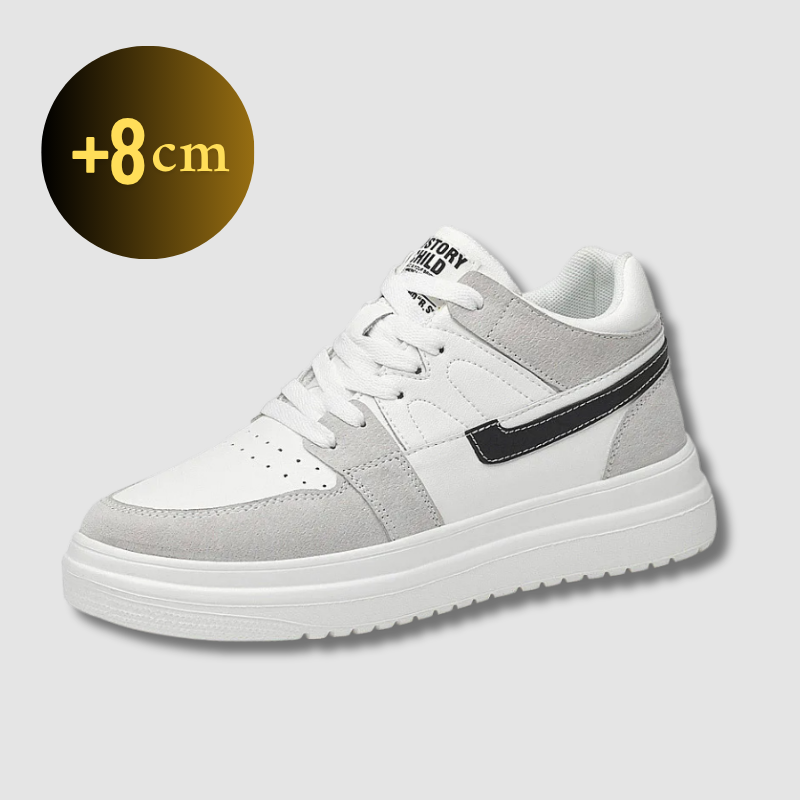 Urban Sneakers with Raised Sole +8cm