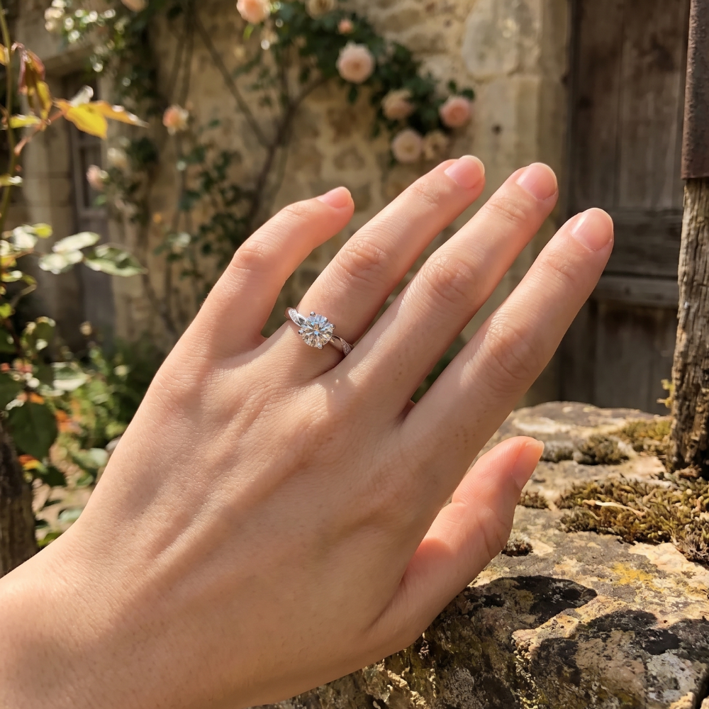 Bague en Argent Tibétain Vintage