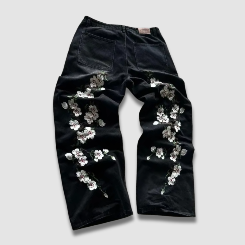 Jean Y2K Cherry Blossom