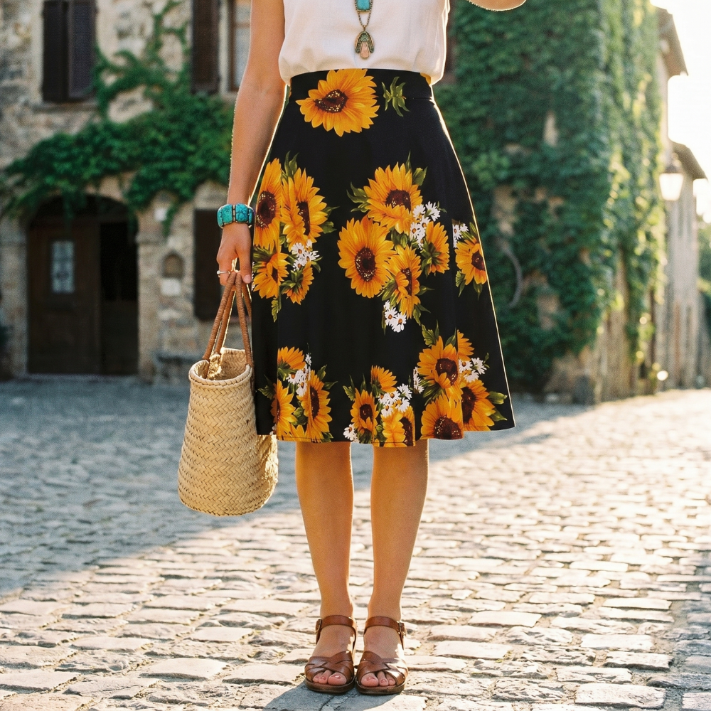 Jupe Vintage Tournesol