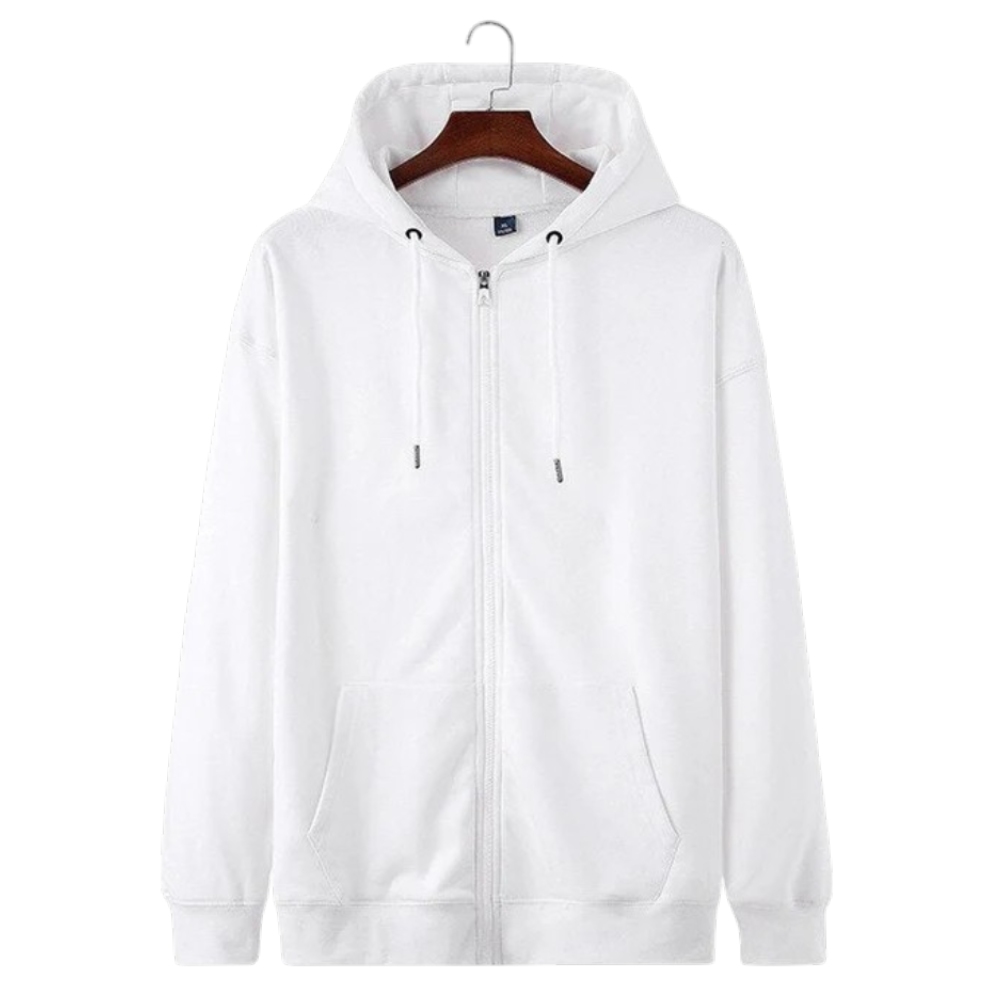 Sweat Zippé Capuche Vintage