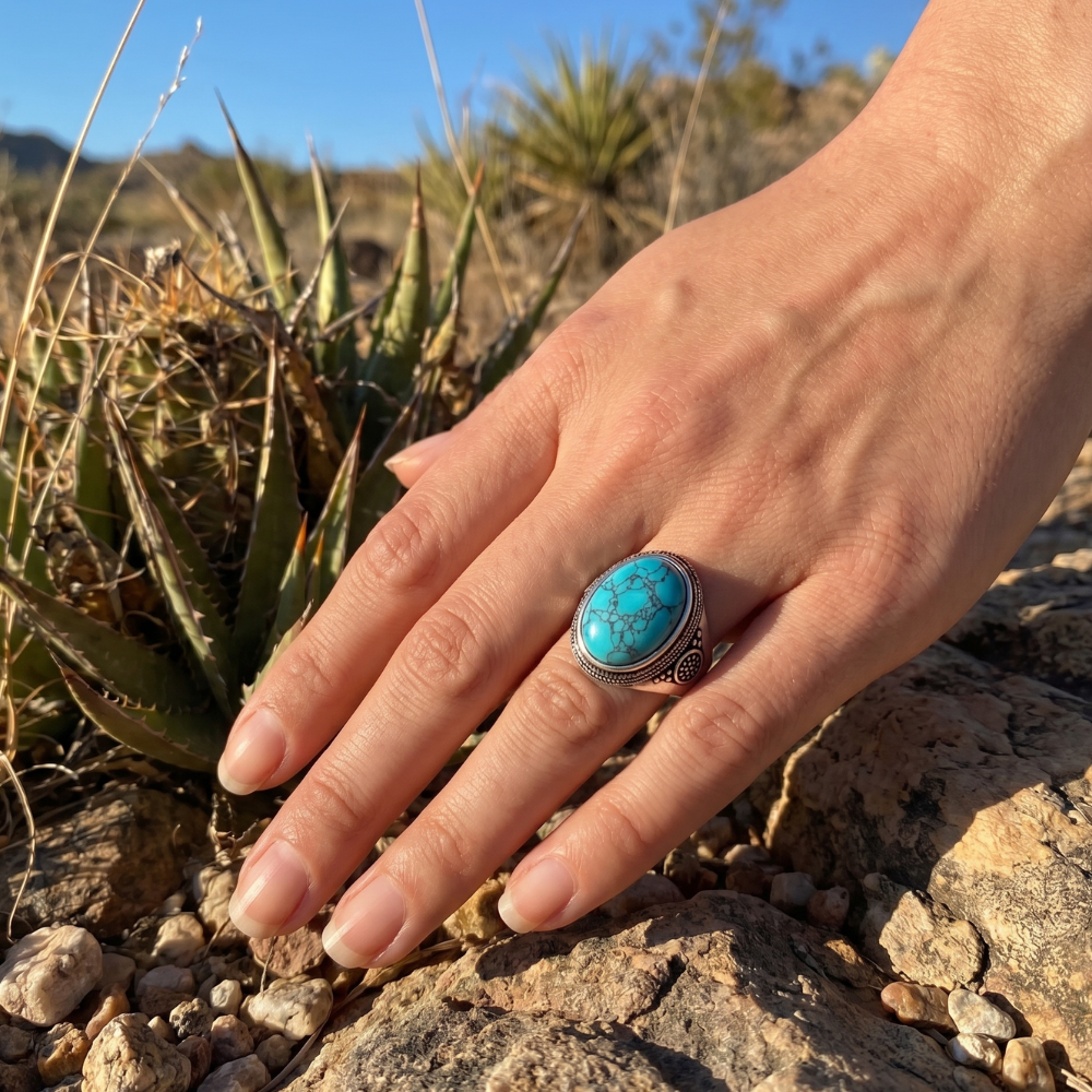Bague Turquoise Vintage