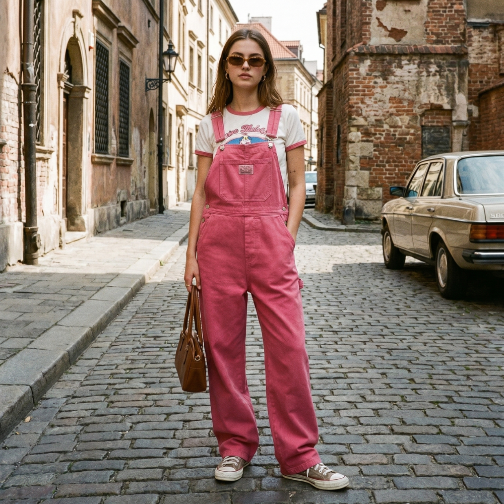 Salopette Femme Rose