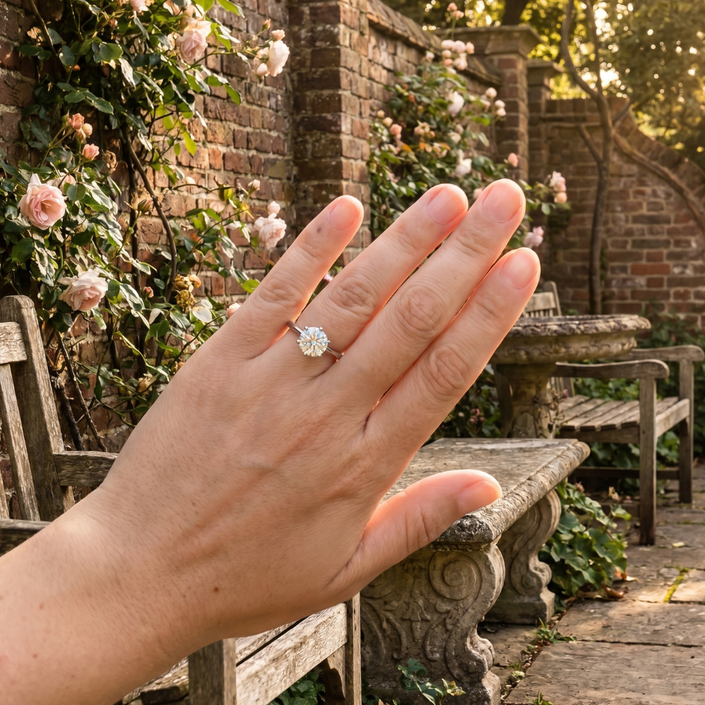 Bague d'Engagement en Argent