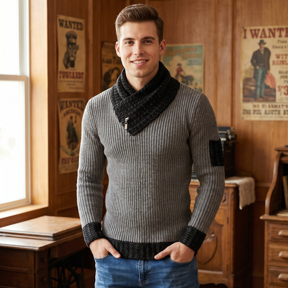 Pull Gris Vintage