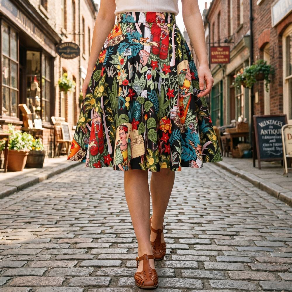 Jupe Vintage Frida Rétro