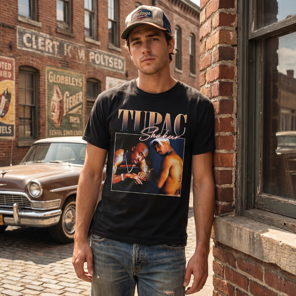 T-shirt Tupac Vintage