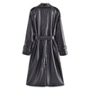 Trench Coat Simili Cuir Noir Vintage Femme