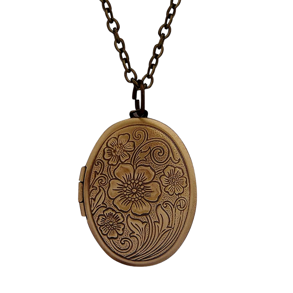 Collier Vintage avec Pendentif Ouvrable Ancien