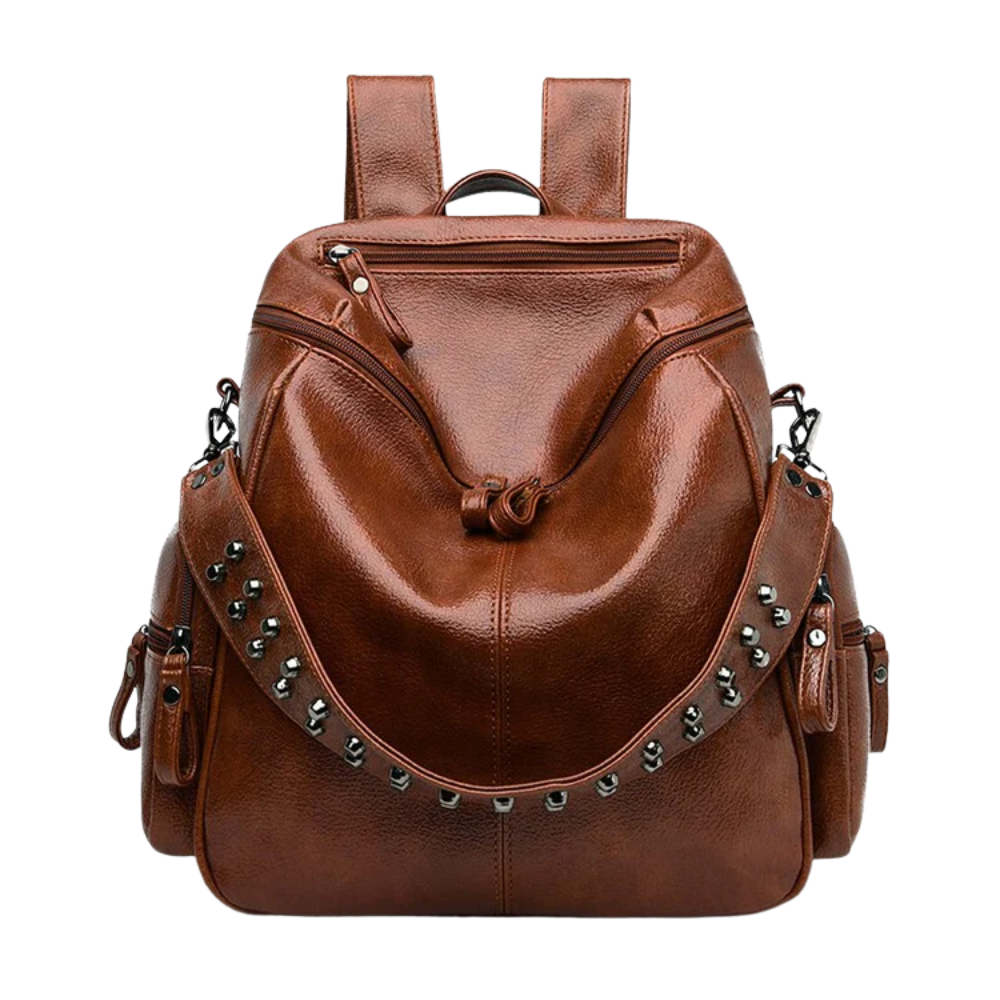 Grand Sac à Dos Vintage Cuir