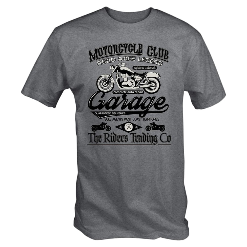 T-Shirt Vintage Homme Stylé Gris
