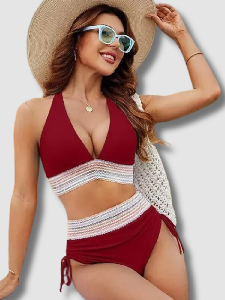 Maillot de Bain 2 Pièces Charme Vintage