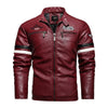 Blouson Vintage Motard Patchwork