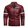 Blouson Vintage Motard Patchwork