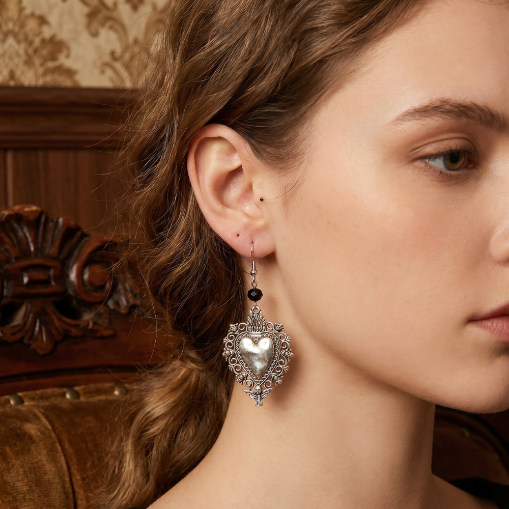 Boucles d’Oreilles Mariage Vintage