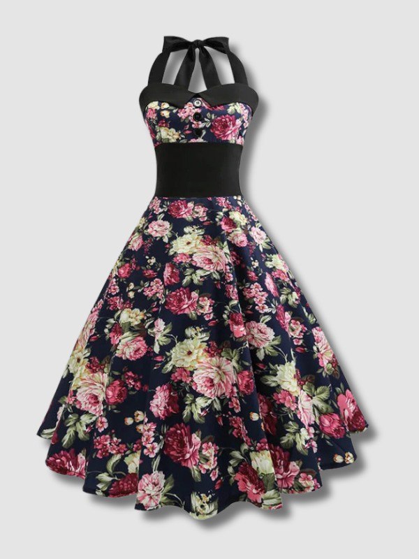 Robe Vintage Pin-Up Kitsch