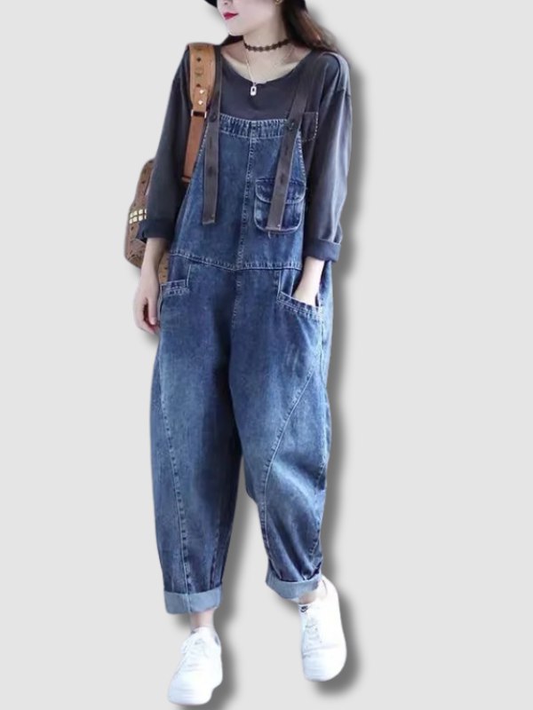 Salopette Jean Baggy Femme