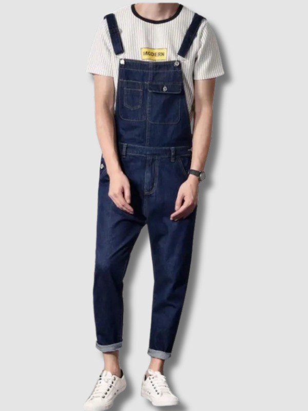 Salopette Bleu Jeans Homme