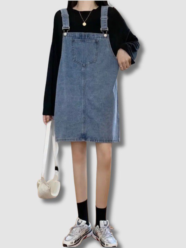 Robe Salopette Jean Femme