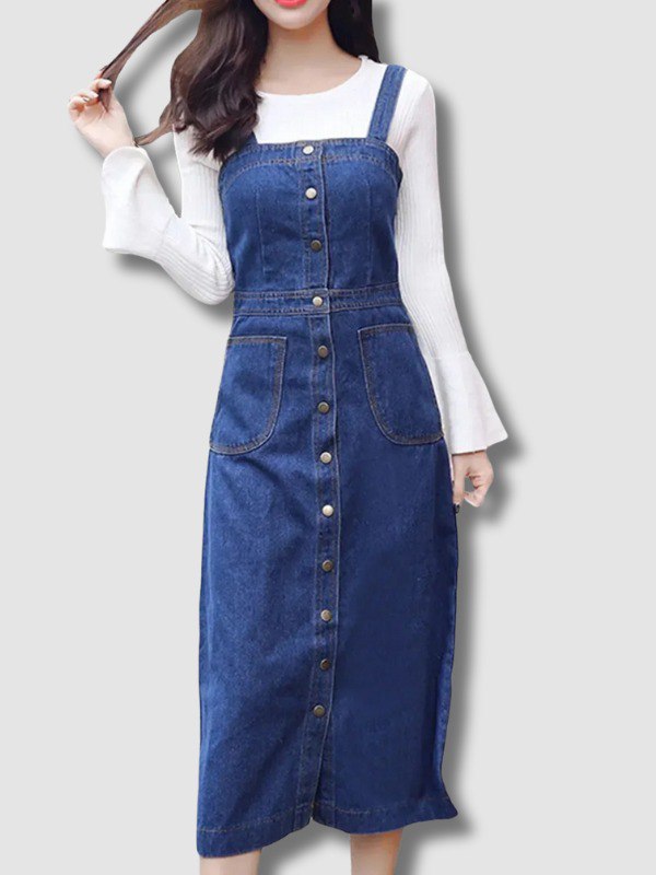 Robe Jean Salopette Femme