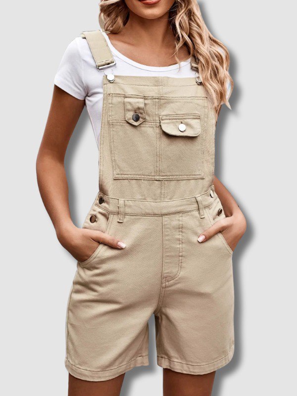 Salopette Beige Femme