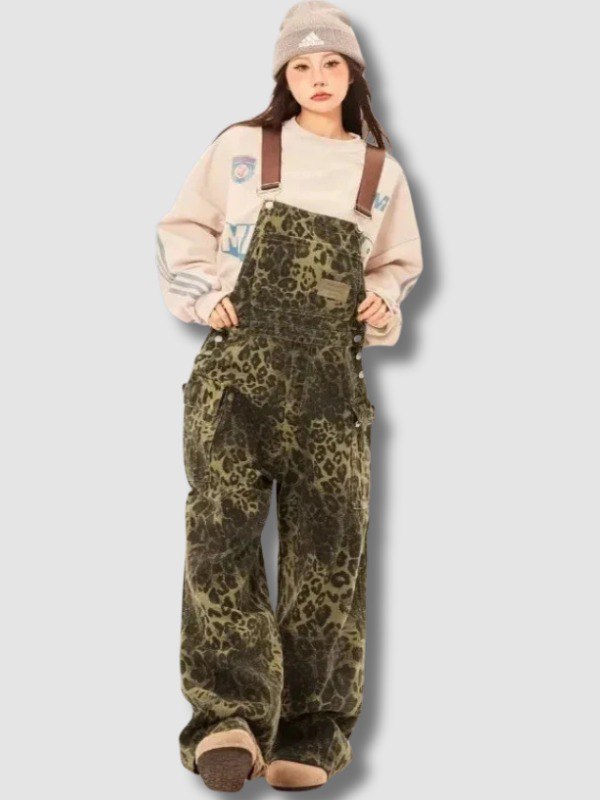 Salopette Imprimée Leopard