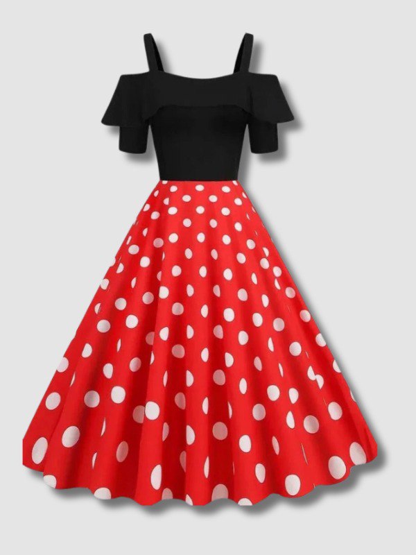 Robe Rockabilly À Pois