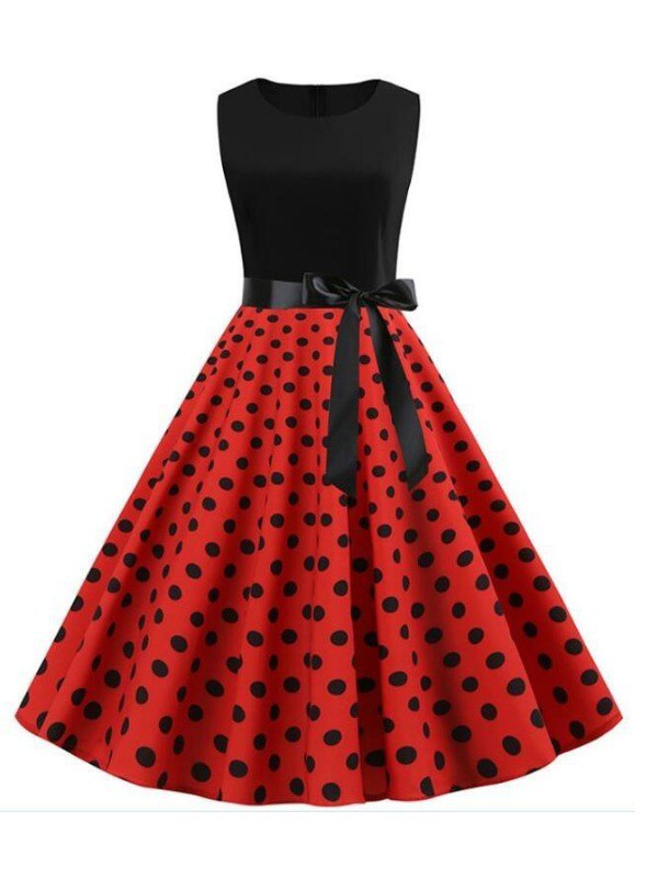 Robe Rockabilly À Pois