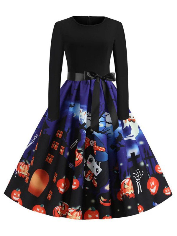 Robe Rockabilly Esprit Halloween