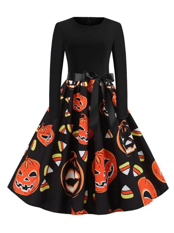 Robe Rockabilly Esprit Halloween
