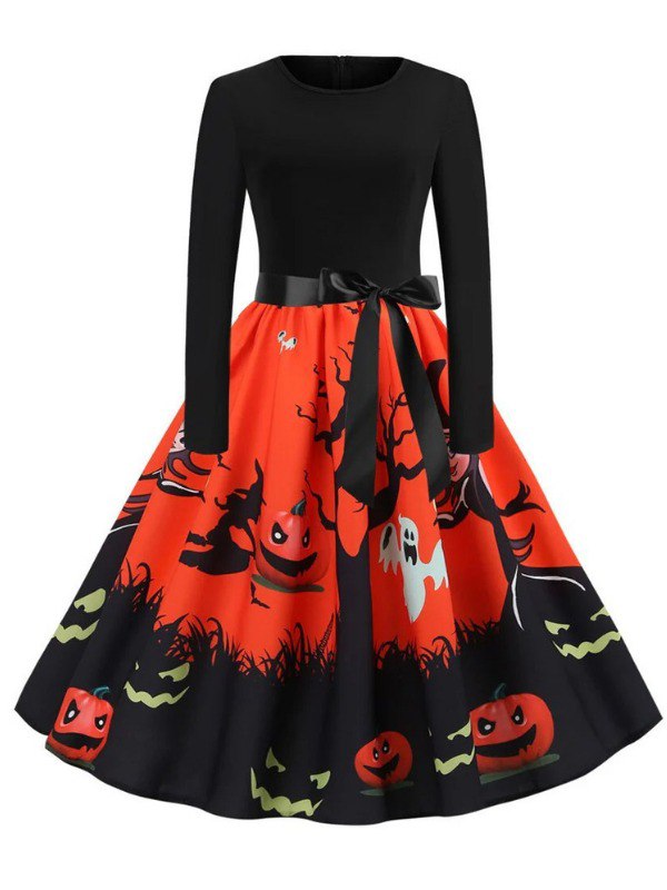 Robe Rockabilly Esprit Halloween