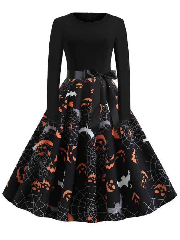 Robe Rockabilly Esprit Halloween