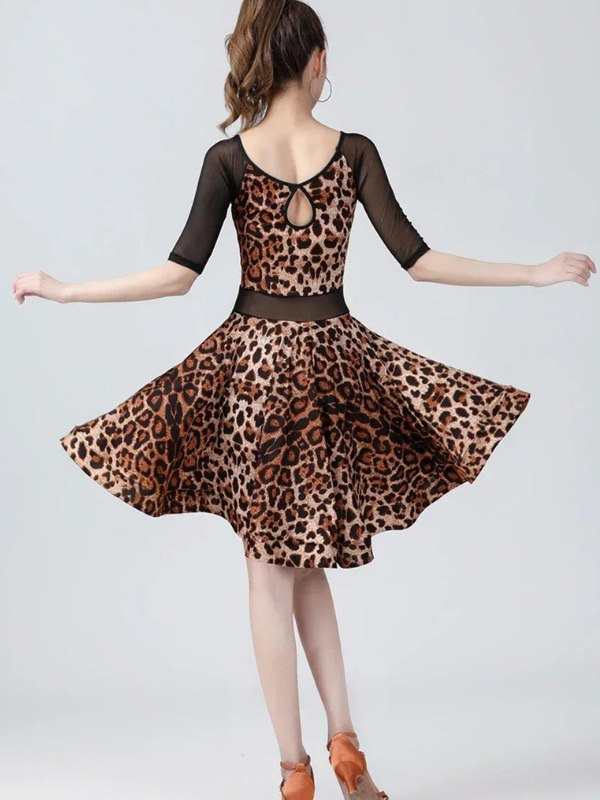 Robe Vintage Pin-Up Léopard